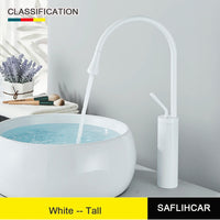 Mitigeur de Lavabo Moderne Monté sur Plan en Laiton