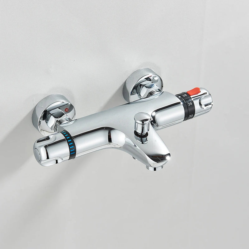 Mitigeur de Douche Thermostatique Mural Affichage Digital