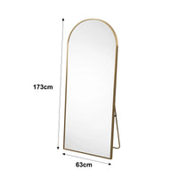 Miroir sur Pied Arche Grande Taille Noir ou Doré