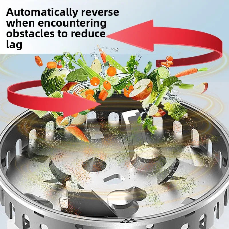 Broyeur Évier de Cuisine Automatique 7 Niveaux, 375, 550 ou 750 W
