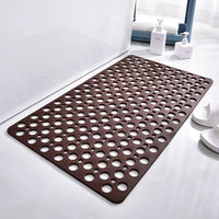 Tapis de Douche Antidérapant à Ventouses Drainant 43 x 75 cm