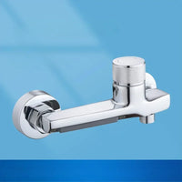 Robinet Baignoire Mural Cascade en Laiton, Seul ou avec Douchette, 3 Finitions