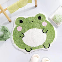 Tapis de Bain Antidérapant Motif Grenouille Ultra Absorbant