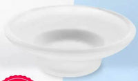 Porte-Savon en Verre Transparent ou Dépoli, Coupelle à Savon à Poser