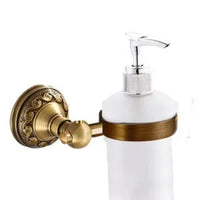 Accessoires Salle de Bain Aluminium Laiton Antique à la Pièce, 21 Articles