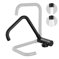 Robinet Cuisine Rabattable Noir 2 Jets Inox 304, Orientable 360° Sous Fenêtre