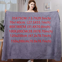 Serviette de Bain Microfibre Douce 35 x 75 à 120 x 200 cm