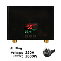 Chauffe-Eau Instantané Électrique Mural avec Télécommande, 3 000 ou 5 500 W