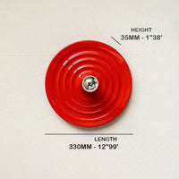 Plafonnier Cuisine Plat et Applique Murale Disque Ø 33 cm, 5 Coloris