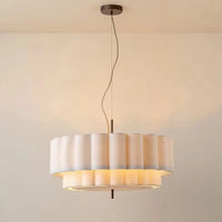 Suspension Cuisine Tissu Festonné, Ronde ou Linéaire, Ø 32 à 150 cm