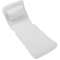 Coussin de Baignoire Corps Entier à Ventouses, Antidérapant, Avec ou Sans Oreiller