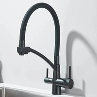 Mitigeur Cuisine Eau Filtrée 3 Voies Double Bec, 11 Modèles