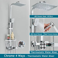 Colonne de Douche Thermostatique Numérique Baignoire Bidet