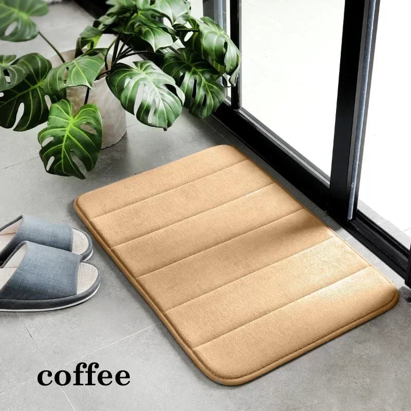 Tapis de Bain Mémoire de Forme Corail Ultra Absorbant