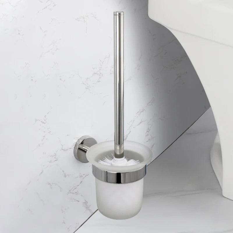 Accessoires Salle de Bain Chromés Inox à la Pièce, 14 Articles