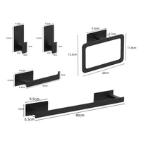 Accessoires Salle de Bain Inox Adhésifs Sans Perçage