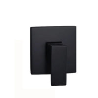 Douche Encastrable Noir ou Chromé, Pomme Carrée 20 ou 25 cm