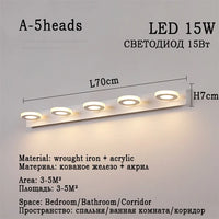 Applique LED Miroir Salle de Bain Étanche Ronde ou Carrée