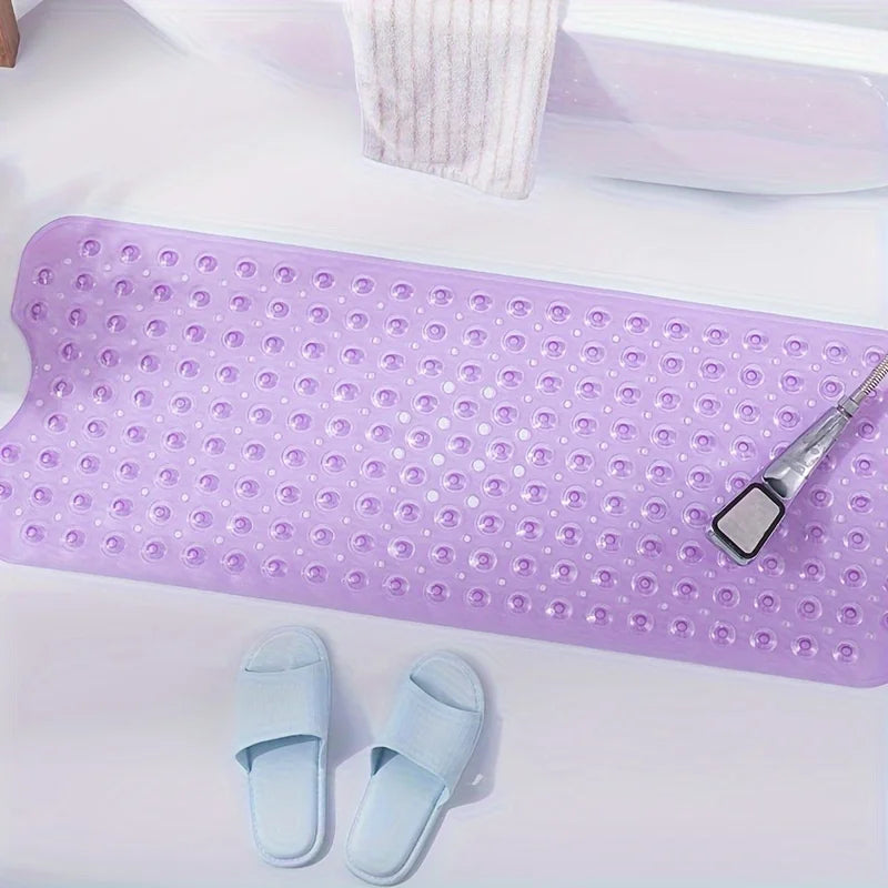 Tapis de Douche Antidérapant Ventouses et Trous de Drainage 9 Coloris