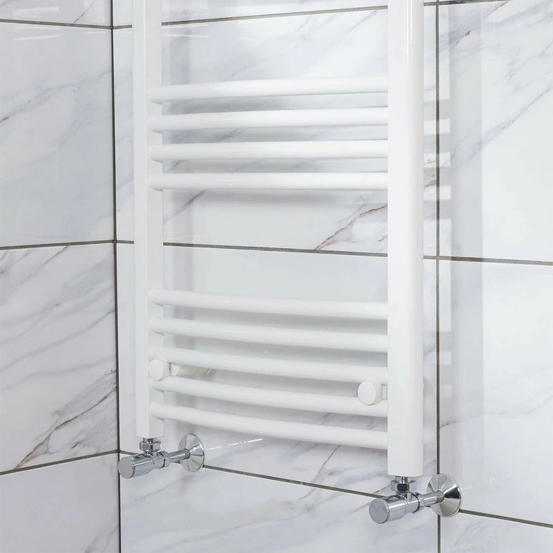 Supports de Sèche-Serviette Blancs, Lot de 3, Réglables 75 à 95 mm