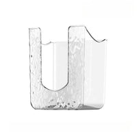Boîte à Mouchoirs Murale Transparente pour Lingettes Humides sans Perçage