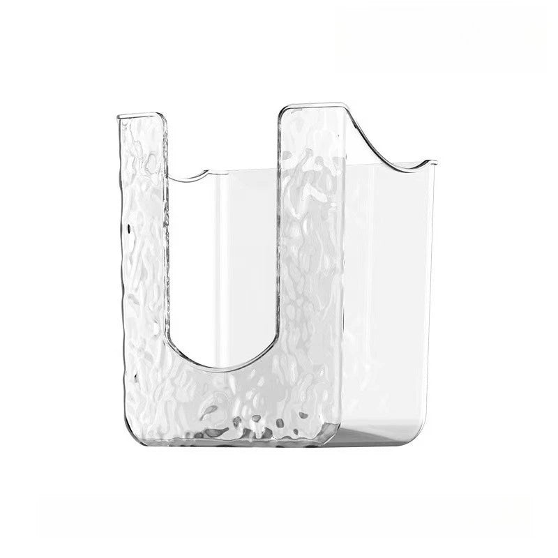 Boîte à Mouchoirs Murale Transparente pour Lingettes Humides sans Perçage