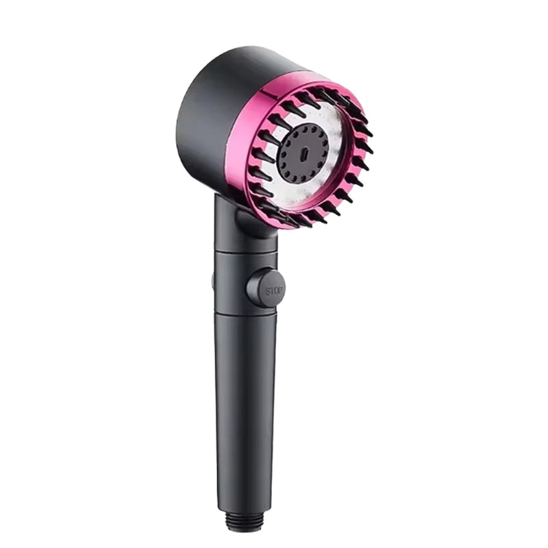 Pommeau de Douche Filtrant Haute Pression Massage avec Filtres, Gris ou Violet