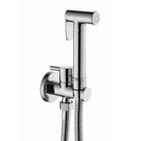 Douchette WC Murale avec Robinet d'Arrêt et Flexible 1,2 m, 5 Finitions