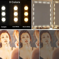 Éclairage Sous Meuble Cuisine et Miroir, Kit 60 LED USB, 3 Teintes