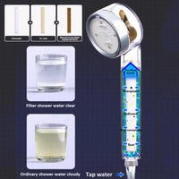 Pommeau de Douche LED Capteur de Température Turbo