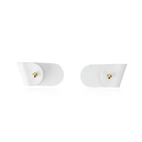 Range-Couvercle Auto-Adhésif Mural, 4 Supports Longs ou Paire à Bouton Doré