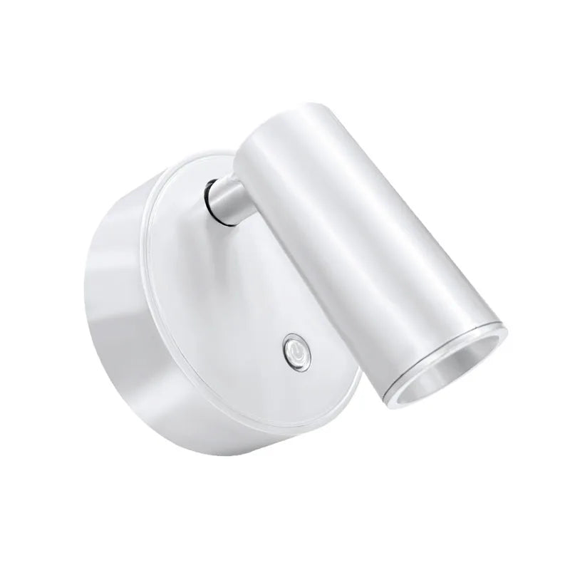 Applique Murale Sans Fil Rechargeable USB-C, Magnétique, Noire, Blanche ou Dorée
