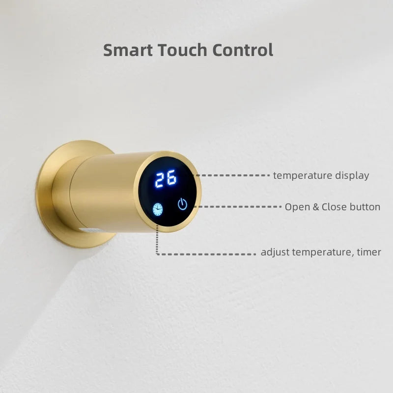 Sèche-Serviette Électrique Mural Tactile 3 à 5 Barres Inox, Wi-Fi en Option