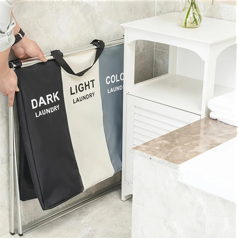 Panier à Linge de Tri Pliable 2 ou 3 Compartiments