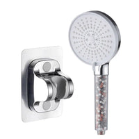 Pommeau de Douche Haute Pression avec Filtre Minéral, Noir ou Blanc