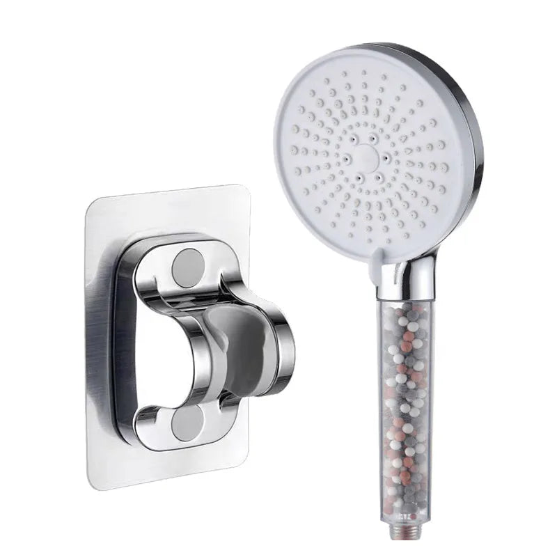 Pommeau de Douche Haute Pression avec Filtre Minéral, Noir ou Blanc
