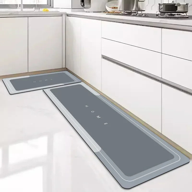 Tapis de Cuisine Diatomite Antidérapant Long Absorbant 40 à 160 cm