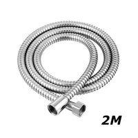 Flexible de Douche Inox 304 Argent ou Noir 150 ou 200 cm