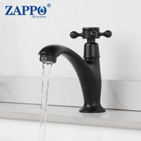 Robinet Lave-Main Eau Froide en Laiton, Antique ou Noir