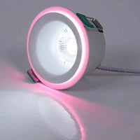 Spot LED Encastrable Cuisine avec Anneau Lumineux Coloré, 3 Modes