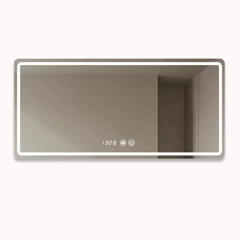 Miroir LED Salle de Bain Rectangulaire Sans Cadre Tactile
