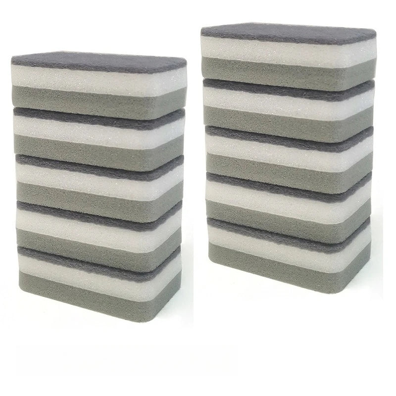 Distributeur de Savon Vaisselle avec Porte-Éponge, Noir ou Blanc, 14,5 cm