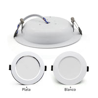 Spot LED Encastrable Cuisine Rond Blanc ou Argent, 7 à 18 W