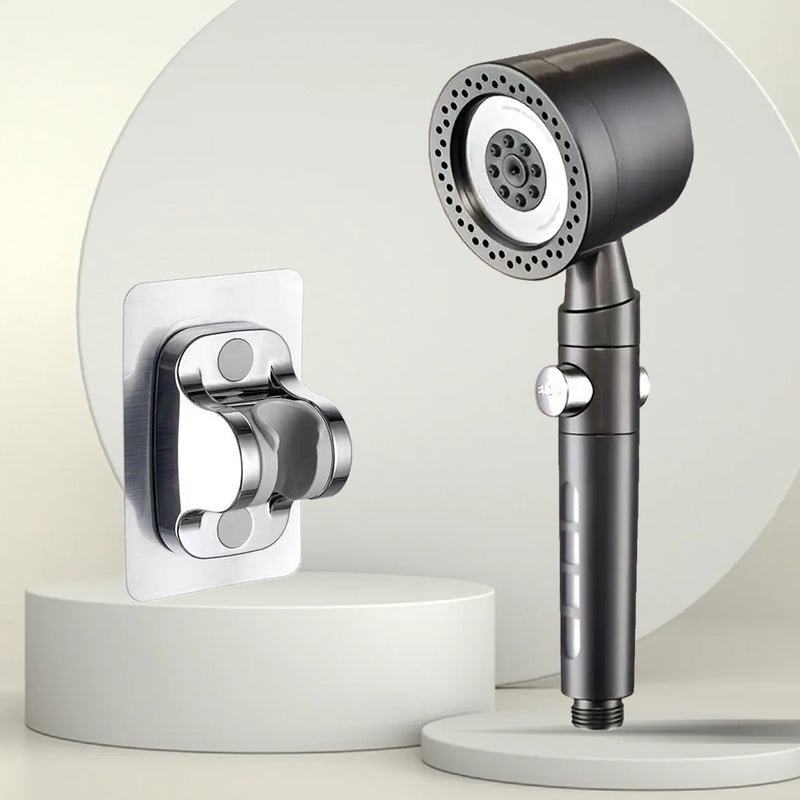 Pommeau de Douche 5 Modes Filtrant Panneau Inox