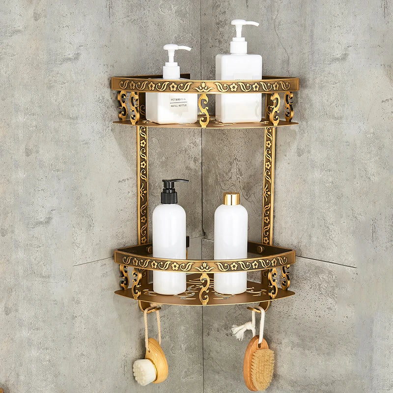 Ensemble d'Accessoires Salle de Bain Rétro Brossé