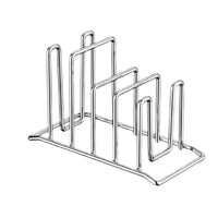 Range-Couvercle Inox à Compartiments pour Couvercles et Assiettes, 2 Tailles