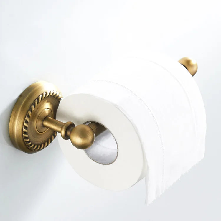 Ensemble d'Accessoires de Salle de Bain Bronze Antique