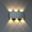 Applique Murale LED 6 Faisceaux Haut et Bas, Aluminium, 3 Finitions