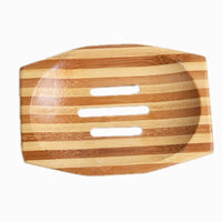 Porte-Savon en Bambou Naturel, 12 Modèles Ronds, Ovales ou Rectangulaires