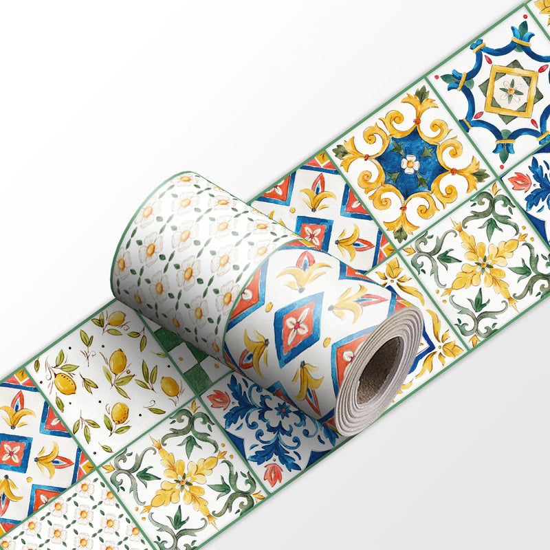 Frise Carrelage Adhésive Style Européen pour Cuisine